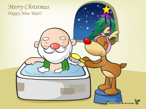 Funny Christmas Puzzle - browser game screenshot