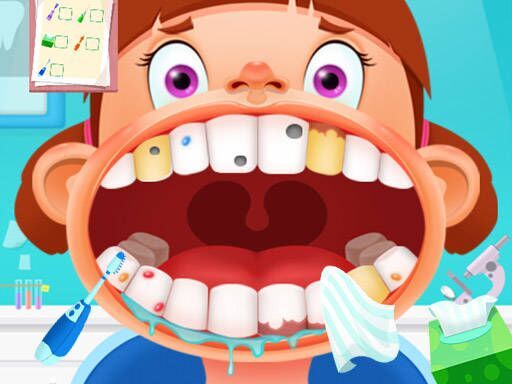 Little Lovely Dentist - browser game screenshot