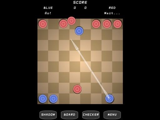 Angry Checkers - browser game screenshot