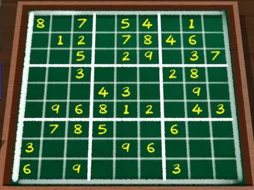 Weekend Sudoku 35 - browser game screenshot