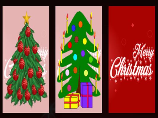 Christmas Tree Memory Game - browser game screenshot