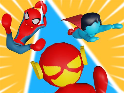 Superhero Race Online - browser game screenshot