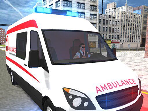 Ambulance Emergency Simulator 2021 - browser game screenshot