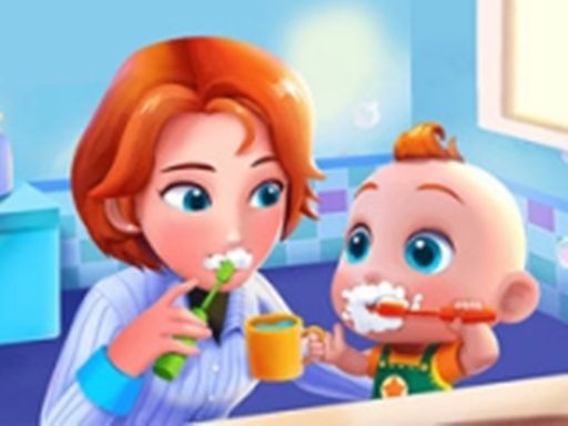 Baby Good Habits - Learn To Be A Baby - browser game screenshot