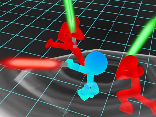 Stickman Neon Warriors: Sword Fighting Stickman Neon Warriors: Sword Fighting - browser game screenshot