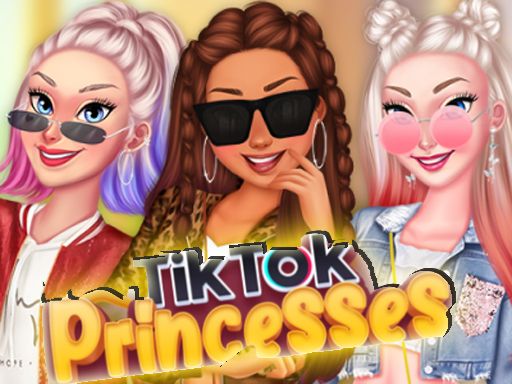 TikTok Princesses Back To Basics - browser game screenshot