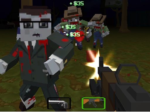 PGA6 Blocky Combat SWAT Apocalypse 2022 - browser game screenshot