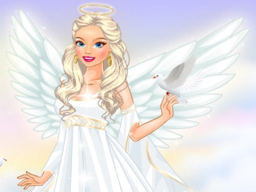 Sweet angel dress-up - browser game screenshot
