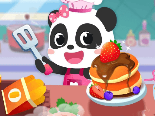 Baby Panda Breakfast Cooking - browser game screenshot