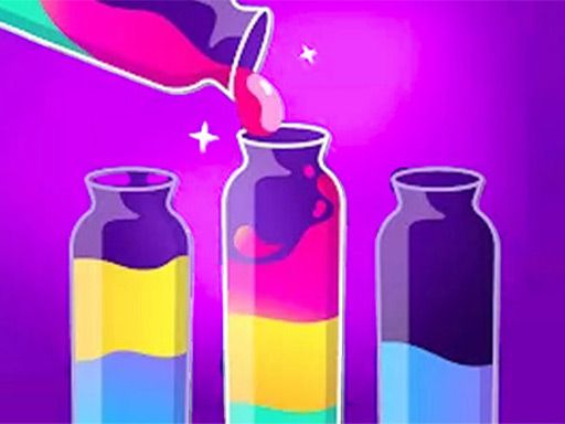 Water Color Sort Game - browser game screenshot