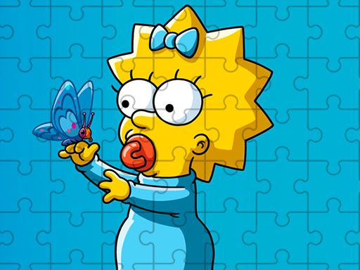 The Simpsons Puzzle - browser game screenshot