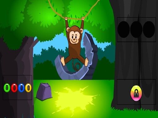 Funny Monkey Forest Escape Funny Monkey Forest Escape - browser game screenshot