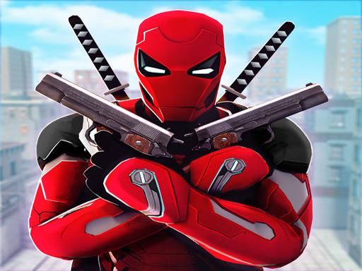 Parkour Superhero Game: City Ninja Robot Street Fi - browser game screenshot
