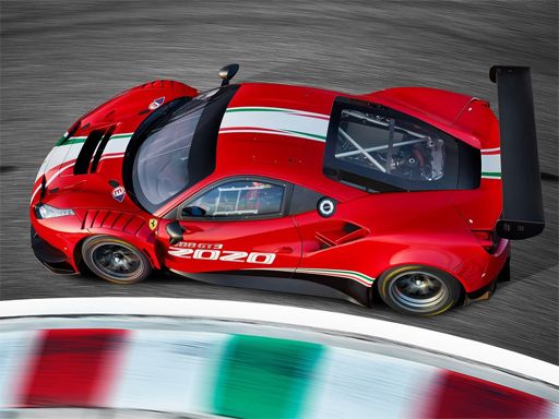 Ferrari 488 GT3 Evo Puzzle - GM Ferrari 488 GT3 Evo Puzzle - GM - browser game screenshot