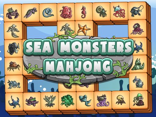 Sea Monsters Mahjong - browser game screenshot