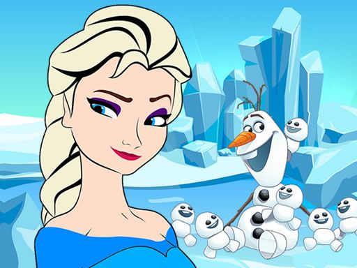 Princess Elsa Hidden Hearts Princess Elsa Hidden Hearts - browser game screenshot