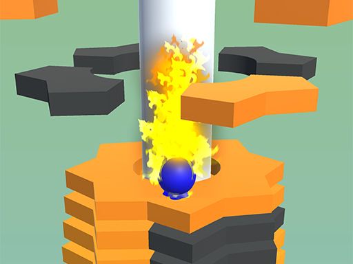 Stack Crash Ball - browser game screenshot