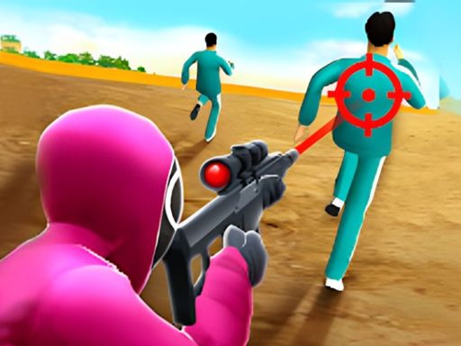 Sniper Challenge Squid Game - browser game screenshot