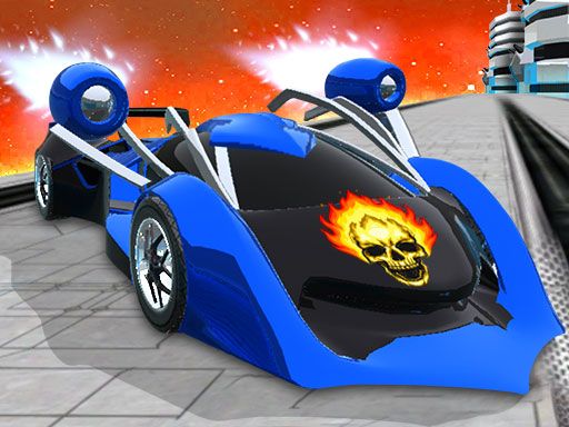 Fly Car Stunt 5 - browser game screenshot