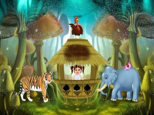 Rescue The Hungry Girl - browser game screenshot