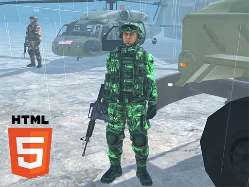 Jeep Drive Prisoner Transport Sim - browser game screenshot