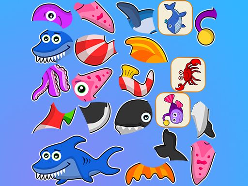 Puzzle Time - Sea Creatures Puzzle Time - Sea Creatures - browser game screenshot