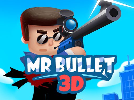 Mr Bullet 3D online - browser game screenshot