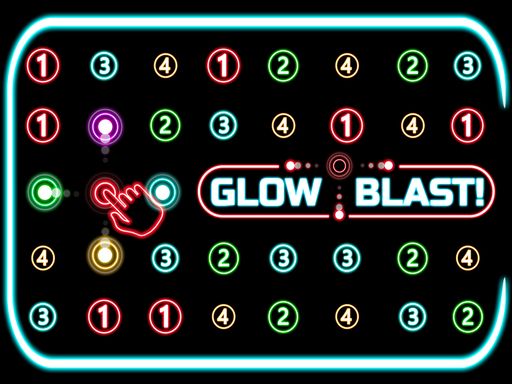 Glow Blast ! - browser game screenshot