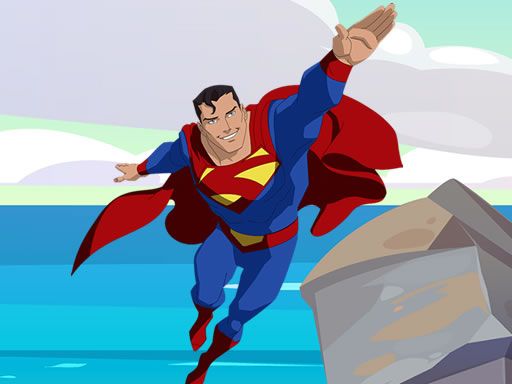 Superman Jigsaw Puzzle - browser game screenshot