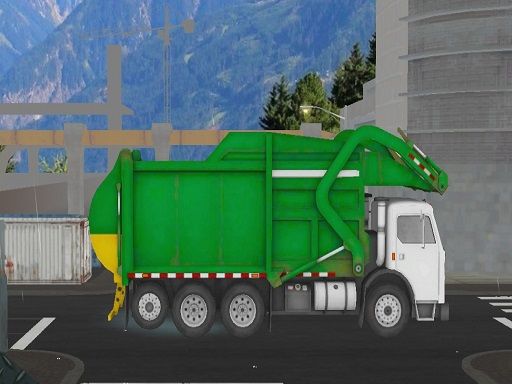 Garbage Truck Sim 2020 - browser game screenshot