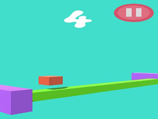 3D Cube Runner - browser game screenshot