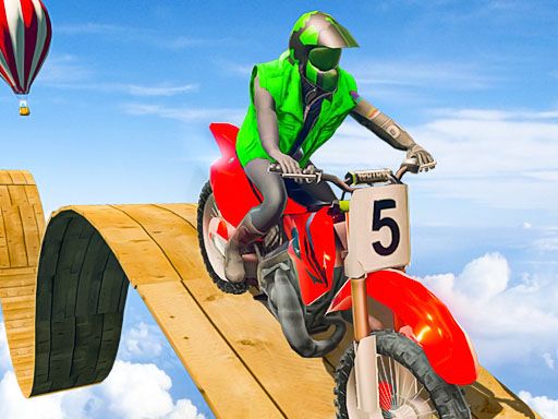 Stunt Bike 3D Race - Moto X3M - browser game screenshot