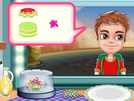 Cake Maker And Decorate Shop - browser game screenshot