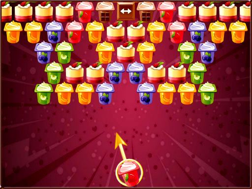 Bubble Shooter Puddings - browser game screenshot