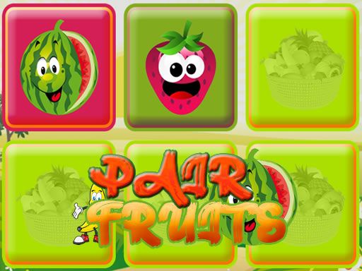Pair Fruits - browser game screenshot