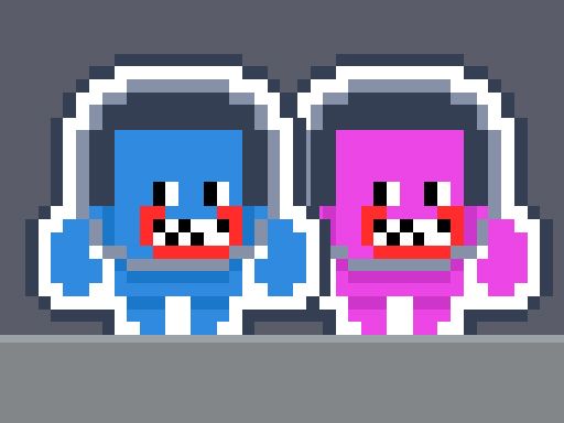 Hug and Kis Station Escape - browser game screenshot