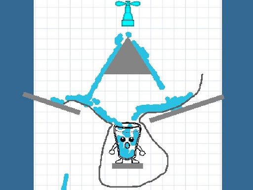 Happy Fun Glass Draw Lines - browser game screenshot