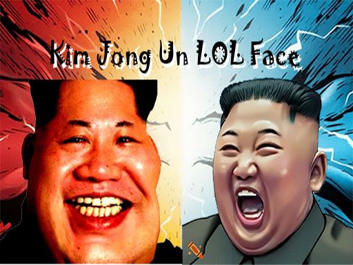 Kim Jong Un LOL Face - browser game screenshot