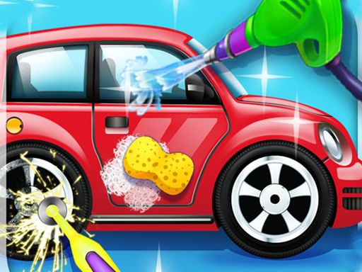 Car wash game - browser game screenshot