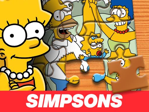 Simpson Jigsaw Puzzle - browser game screenshot
