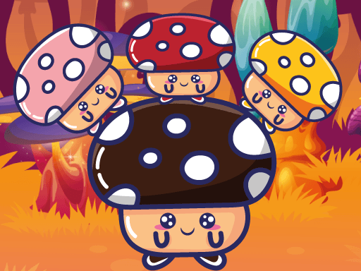Mushroom Match Master - browser game screenshot