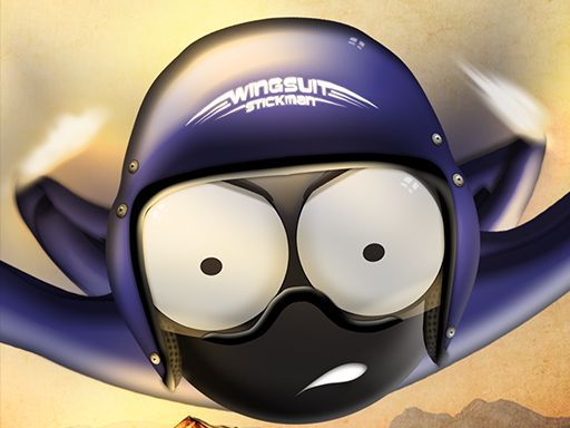 Wingsuit Stickman - browser game screenshot
