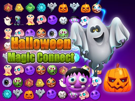 Halloween Magic Connect - browser game screenshot
