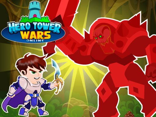 Hero Tower Wars Online - browser game screenshot