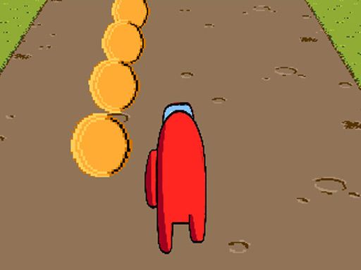 Among Golden Run 3D - browser game screenshot