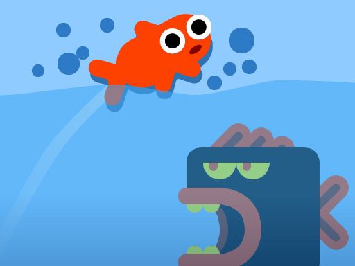 Fish Jumping - browser game screenshot
