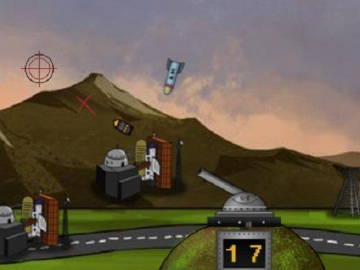 Missile Attack - browser game screenshot