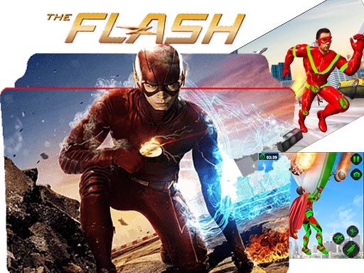 Light Speed Hero Rescue Mission - browser game screenshot