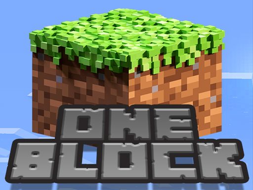 ONE BLOCK for Minecraft - browser game screenshot