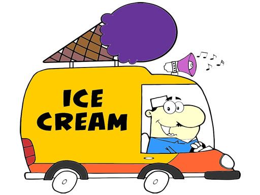 Ice Cream Trucks Coloring - browser game screenshot